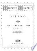 Gazzetta musicale di Milano