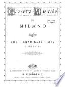 Gazzetta musicale di Milano