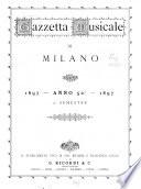 Gazzetta musicale di Milano