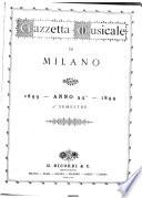 Gazzetta musicale di Milano