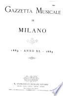Gazzetta musicale di Milano