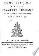 Gazzetta toscana ...