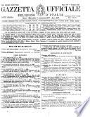 Gazzetta ufficiale del Regno d'Italia. Parte prima