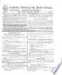 Gazzetta ufficiale del Regno d'Italia. Parte prima