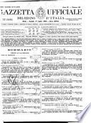 Gazzetta ufficiale del Regno d'Italia. Parte prima