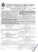 Gazzetta ufficiale del Regno d'Italia. Parte prima