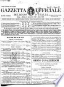 Gazzetta ufficiale del Regno d'Italia. Parte prima