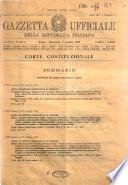 Gazzetta ufficiale della Repubblica italiana. Parte prima, 1. serie speciale, Corte costituzionale