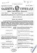 Gazzetta ufficiale della Repubblica italiana. Parte prima, 3. serie speciale, regioni