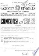 Gazzetta ufficiale della Repubblica italiana. Parte prima, 4. serie speciale, Concorsi ed esami