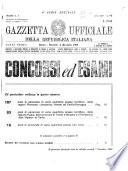 Gazzetta ufficiale della Repubblica italiana. Parte prima, 4. serie speciale, Concorsi ed esami