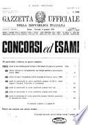 Gazzetta ufficiale della Repubblica italiana. Parte prima, 4. serie speciale, Concorsi ed esami