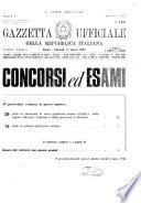 Gazzetta ufficiale della Repubblica italiana. Parte prima, 4. serie speciale, Concorsi ed esami