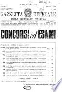 Gazzetta ufficiale della Repubblica italiana. Parte prima, 4. serie speciale, Concorsi ed esami