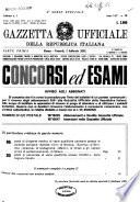 Gazzetta ufficiale della Repubblica italiana. Parte prima, 4. serie speciale, Concorsi ed esami