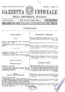 Gazzetta ufficiale della Repubblica italiana. Parte prima