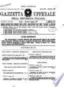 Gazzetta ufficiale della Repubblica italiana. Parte prima, serie generale