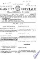 Gazzetta ufficiale della Repubblica italiana. Parte prima, serie generale