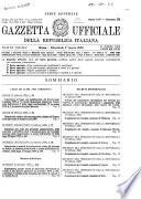 Gazzetta ufficiale della Repubblica italiana. Parte prima, serie generale