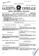 Gazzetta ufficiale della Repubblica italiana. Parte prima, serie generale