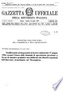 Gazzetta ufficiale della Repubblica italiana. Parte prima, serie generale
