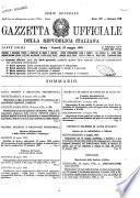 Gazzetta ufficiale della Repubblica italiana. Parte prima, serie generale