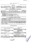Gazzetta ufficiale della Repubblica italiana. Parte prima, serie generale