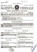 Gazzetta ufficiale della Repubblica italiana. Parte prima, serie generale