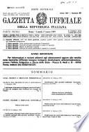 Gazzetta ufficiale della Repubblica italiana. Parte prima, serie generale