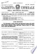 Gazzetta ufficiale della Repubblica italiana. Parte prima, serie generale