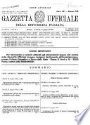 Gazzetta ufficiale della Repubblica italiana. Parte prima, serie generale