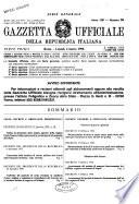 Gazzetta ufficiale della Repubblica italiana. Parte prima, serie generale