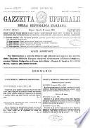 Gazzetta ufficiale della Repubblica italiana. Parte prima, serie generale
