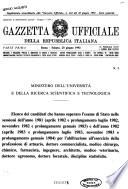 Gazzetta ufficiale della Repubblica italiana. Parte prima, serie generale