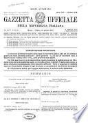 Gazzetta ufficiale della Repubblica italiana. Parte prima, serie generale
