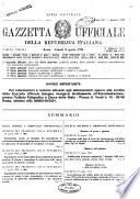 Gazzetta ufficiale della Repubblica italiana. Parte prima, serie generale