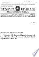 Gazzetta ufficiale della Repubblica italiana. Parte prima, serie generale