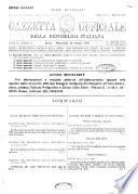 Gazzetta ufficiale della Repubblica italiana. Parte prima, serie generale