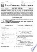Gazzetta ufficiale della Repubblica italiana. Parte seconda, foglio delle inserzioni