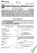 Gazzetta ufficiale della Repubblica italiana. Parte seconda, foglio delle inserzioni