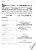 Gazzetta ufficiale della Repubblica italiana. Parte seconda, foglio delle inserzioni