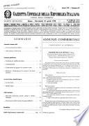 Gazzetta ufficiale della Repubblica italiana. Parte seconda, foglio delle inserzioni