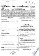 Gazzetta ufficiale della Repubblica italiana. Parte seconda, foglio delle inserzioni