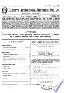 Gazzetta ufficiale della Repubblica italiana. Parte seconda, foglio delle inserzioni