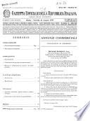 Gazzetta ufficiale della Repubblica italiana. Parte seconda, foglio delle inserzioni