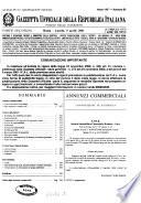 Gazzetta ufficiale della Repubblica italiana. Parte seconda, foglio delle inserzioni