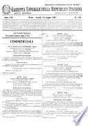 Gazzetta ufficiale della Repubblica italiana. Parte seconda, foglio delle inserzioni