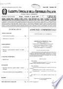 Gazzetta ufficiale della Repubblica italiana. Parte seconda, foglio delle inserzioni