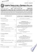 Gazzetta ufficiale della Repubblica italiana. Parte seconda, foglio delle inserzioni