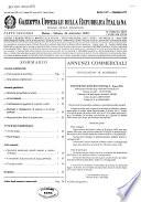 Gazzetta ufficiale della Repubblica italiana. Parte seconda, foglio delle inserzioni